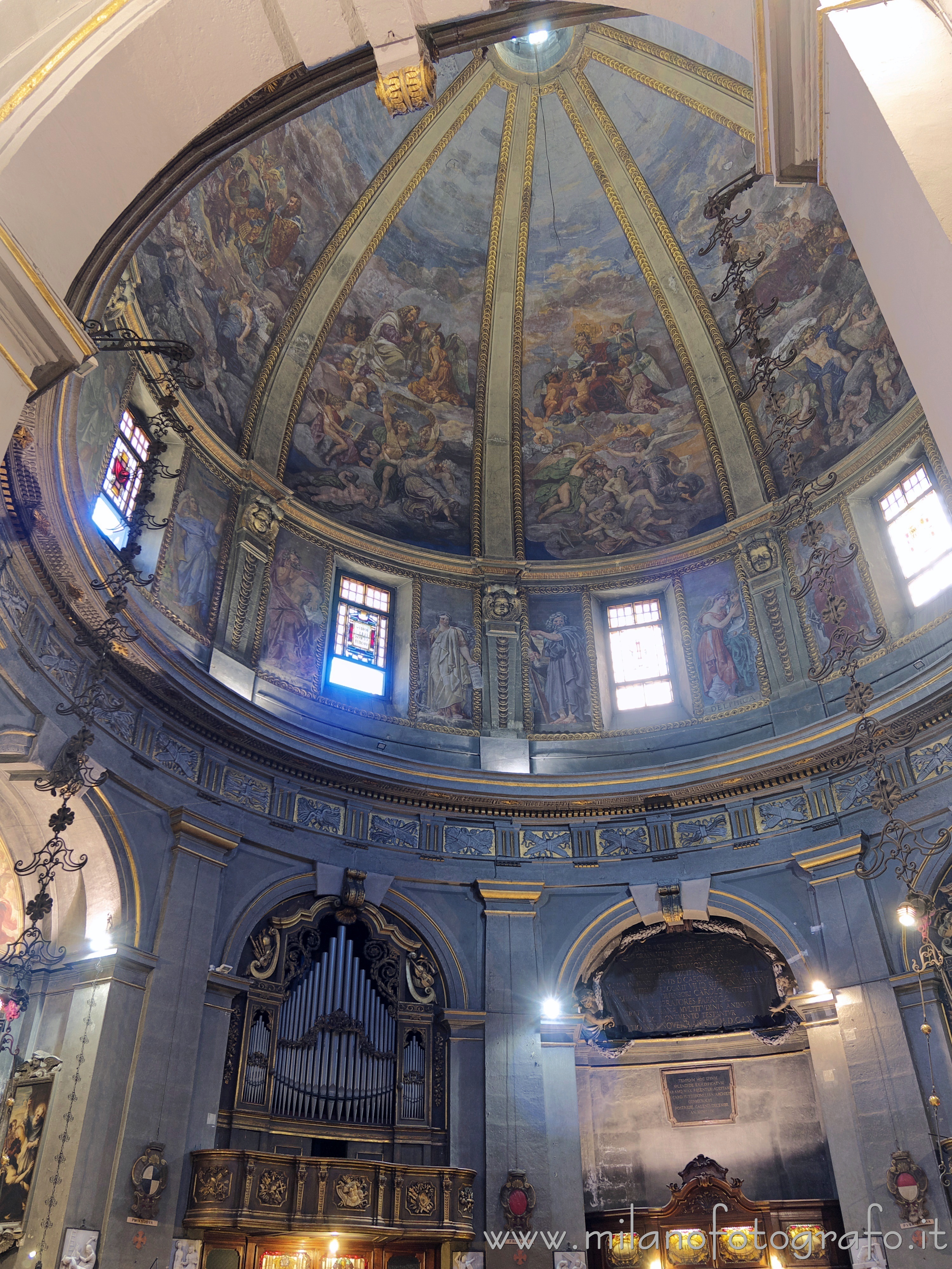 Milan (Italy) - Interior of the Civic Temple of St. Sebastian